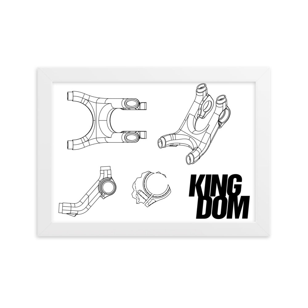 The VOID 3D Printed Yoke framed poster